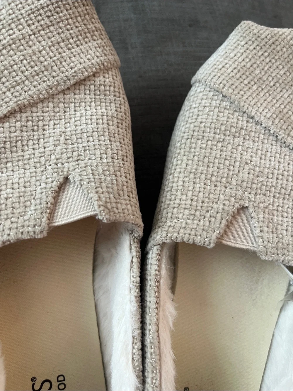Toms Alpargara Women's Slip-On Flats Loafers in Light Beige Size 7 excellent